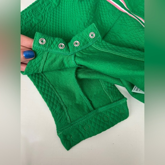 Janie and Jack Baby Girl Quilted Jacquard Romper 12-18Months - Picture 5 of 5